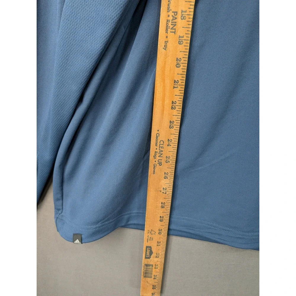Adidas Mens Golf Climacool 1/4 Zip Pullover Blue Orange XL AE8797